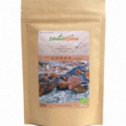 Bio Chaga prášok 250g Zdravovýživa - sušená mletá huba